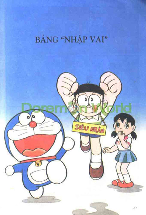 Đọc truyện Doraemon màu: Bảng Nhập Vai
