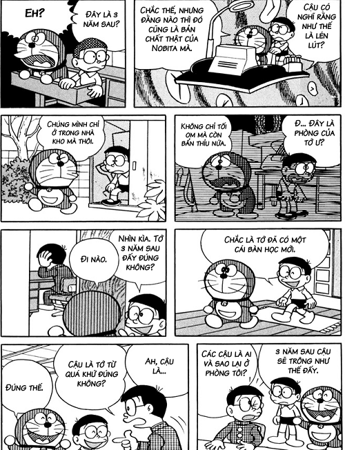 Đọc truyện doremon ngắn chap 59 - Nobita đến từ tương lai